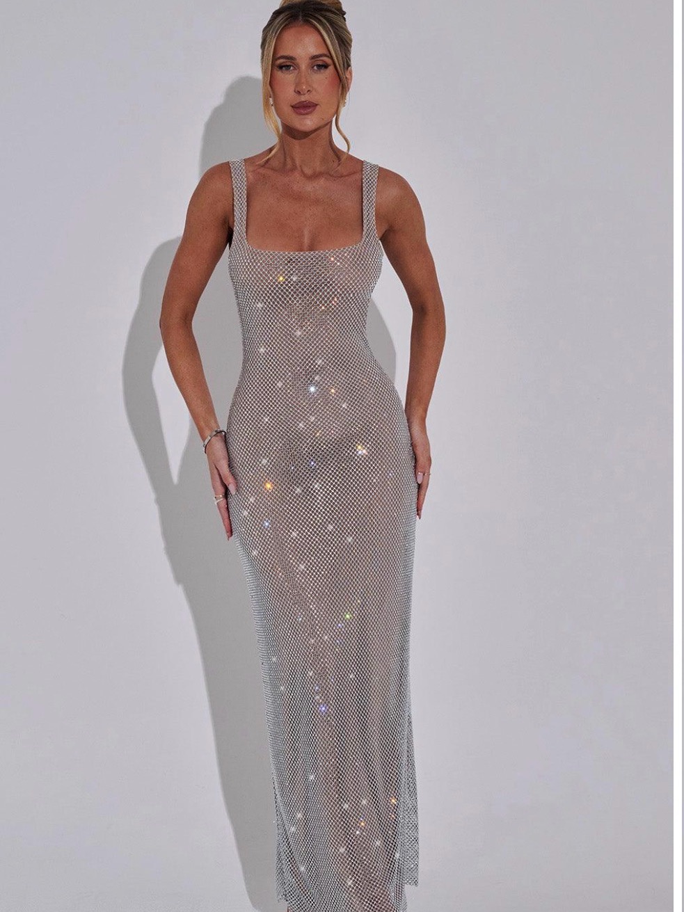 Lavish Ivy Rhinestone Dress
